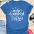 Easily distracted by frenchies - V4 - Magical Text T-Shirt